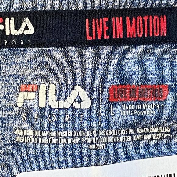 151. Fila Live in Motion Hoodie - Size Large - Blue - Comfy & Sporty - Picture 6 of 8